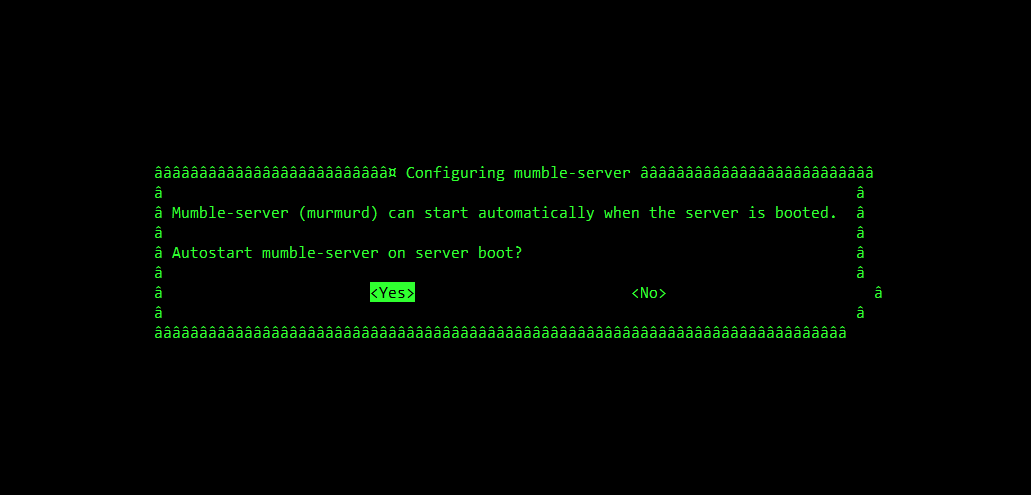 configure mumble server
