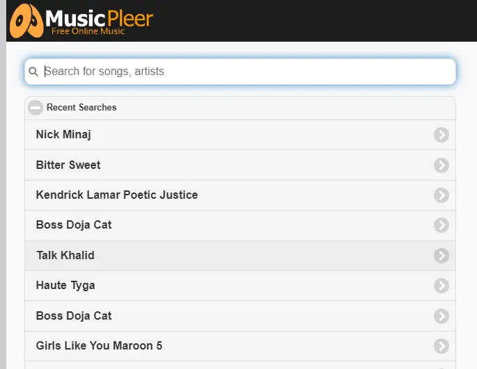 musicpleer best spotify alternatives