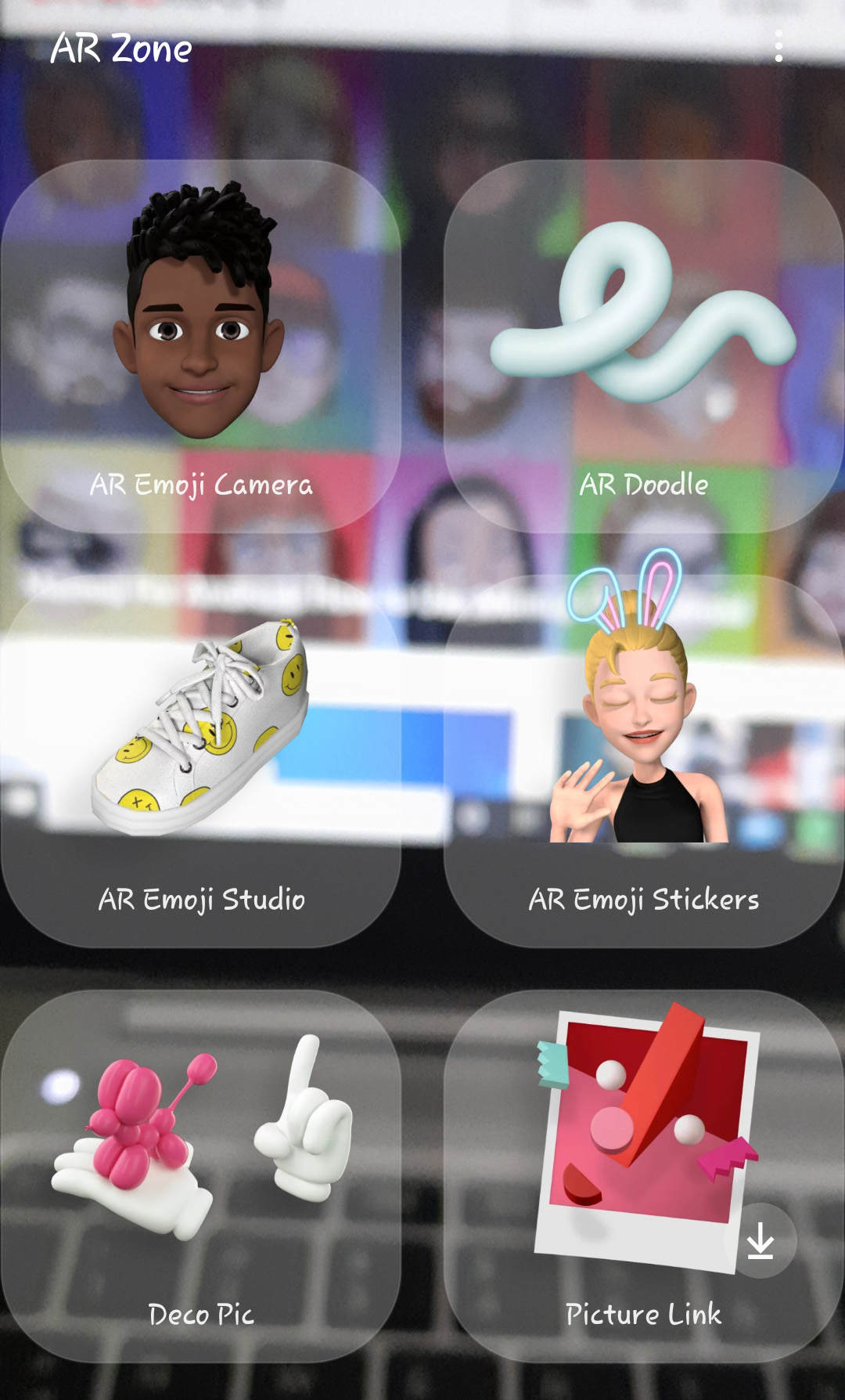 Samsung AR Zone Use Memoji on Android