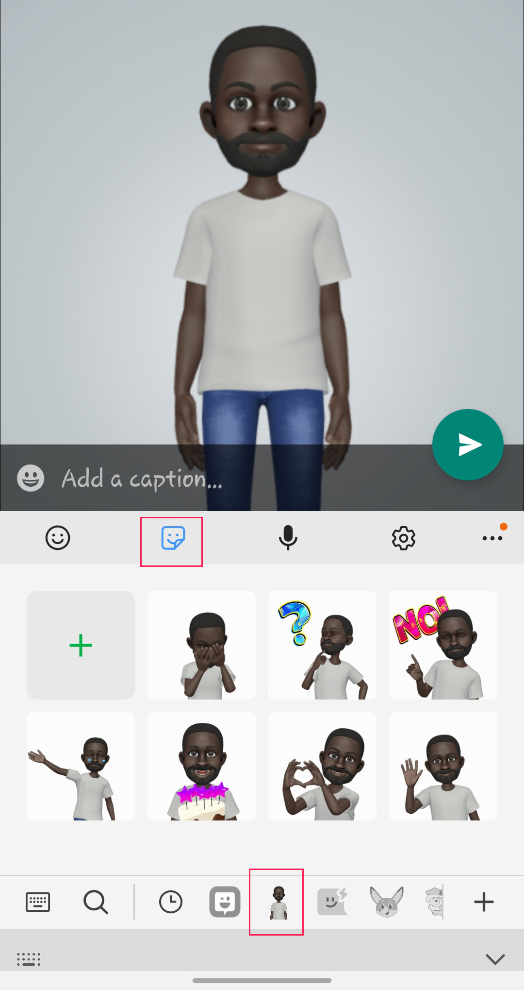 Samsung AR Zone Use Memoji on Android