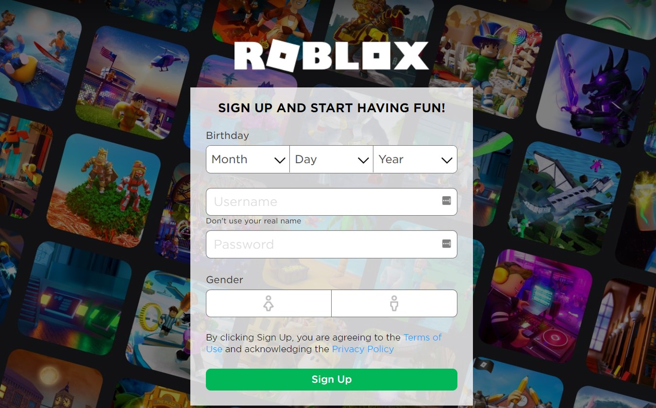 Roblox on ps4 - how to sign up for roblox